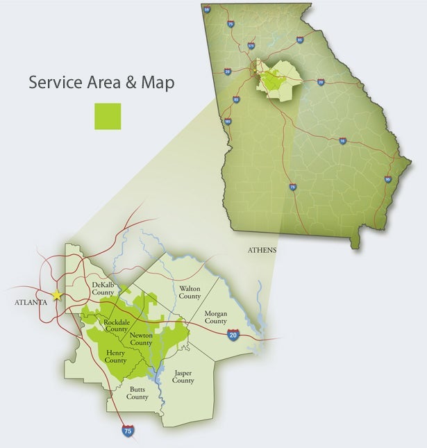 Service Area Map