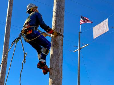 Our Linemen competing at the 2026 International Lineman's Rodeo