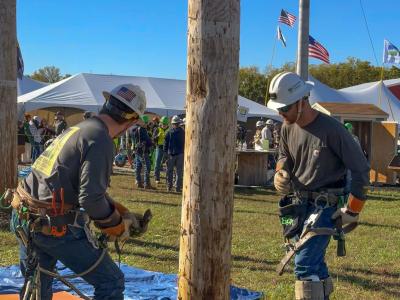 Our Linemen competing at the 2026 International Lineman's Rodeo