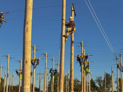 Our Linemen competing at the 2026 International Lineman's Rodeo