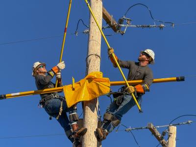 Our Linemen competing at the 2026 International Lineman's Rodeo
