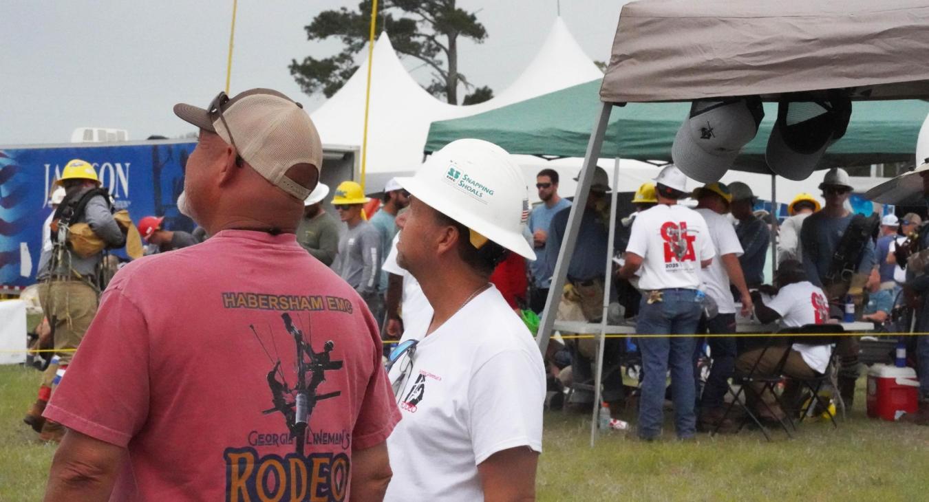 Many SSEMC staff assisted in judging the events for the Georgia Lineman’s Rodeo.