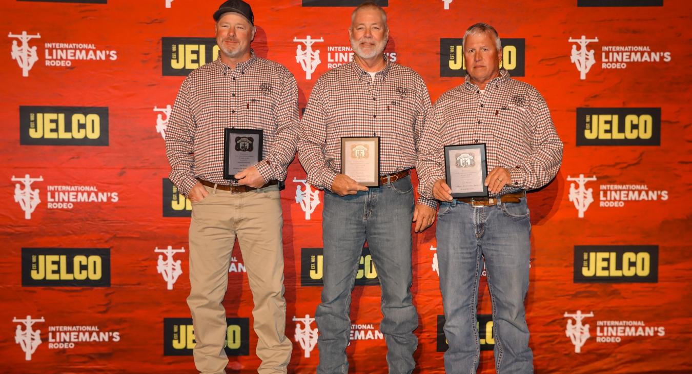 Senior division team poses with their awards