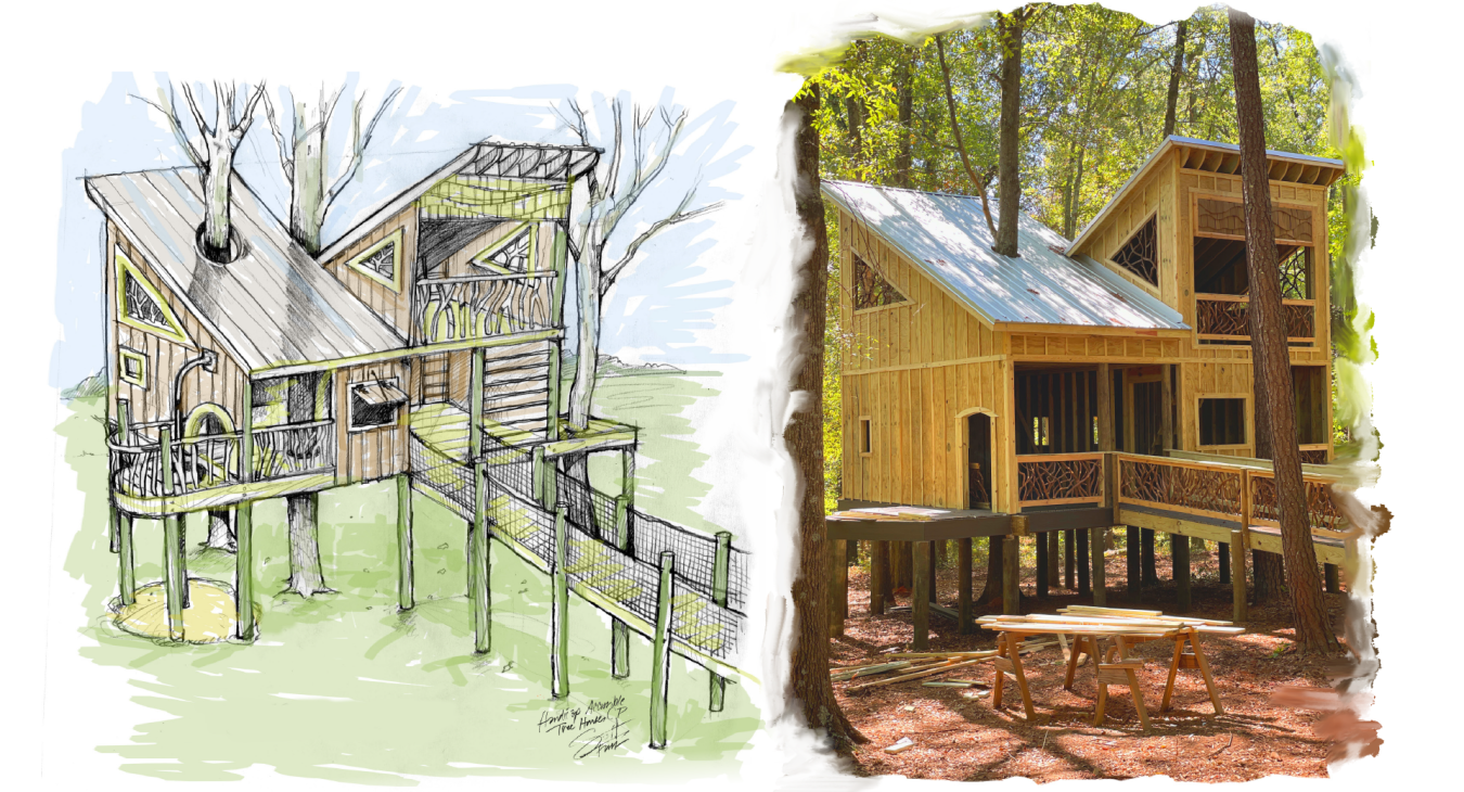 Rendering of Chimney Park Tree House