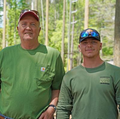 Kyle McDonald (Left) and his grandson, Jackson Allen (Right).